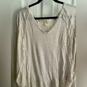 We the Free by Free People white thermal top